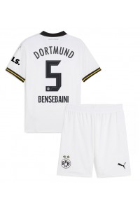 Borussia Dortmund Ramy Bensebaini #5 Babyklær Tredje Fotballdrakt til barn 2024-25 Korte ermer (+ Korte bukser)